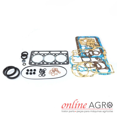 Conjunto de juntas e anéis de vedação para máquinas agrícolas