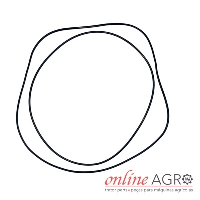 Duas correias pretas finas e texto online AGRO