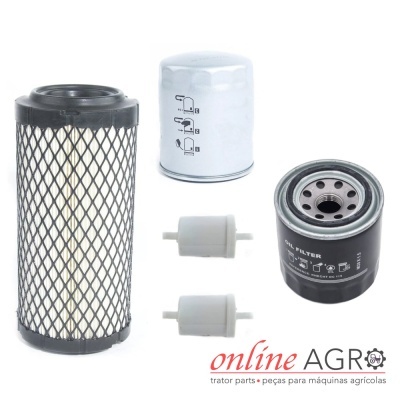 Conjunto de filtros para máquinas agrícolas