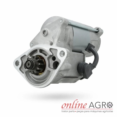 Motor de arranque metálico cinzento para máquinas agrícolas