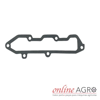 Junta preta para máquina agrícola sobre fundo branco com logo online AGRO