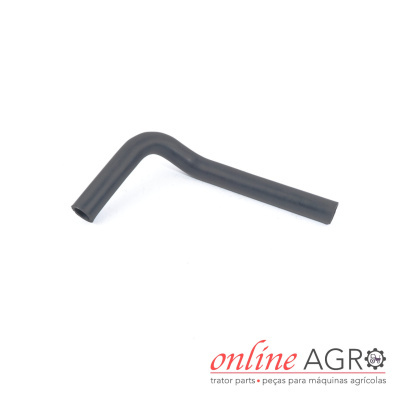 Tubo curvo preto de borracha para máquinas agrícolas