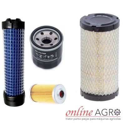 Filtro de óleo e filtros para máquinas agrícolas em várias cores e materiais