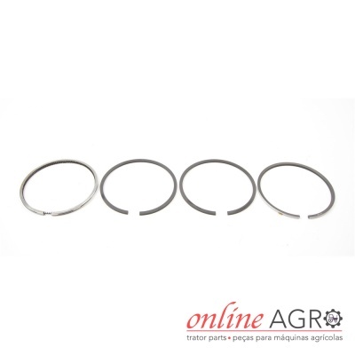 Anéis metálicos circulares para motores com logo online AGRO