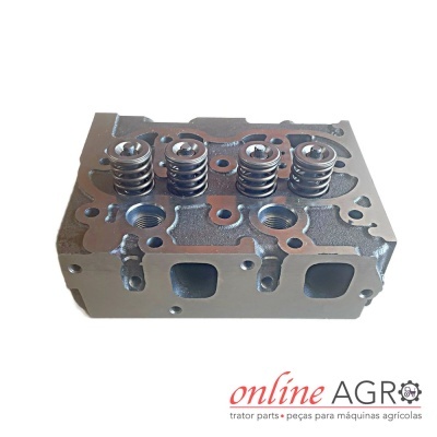 Cabeçote de motor metal com molas e logo online AGRO