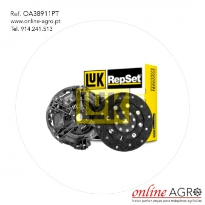 Kit de embraiagem LUK RepSet com disco e prato em embalagem amarela e preta