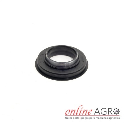 Peça redonda preta de borracha para tractor com marca Online Agro