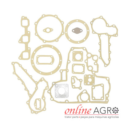 Conjunto de juntas para máquinas agrícolas em diferentes formas e tamanhos