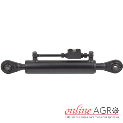 Cilindro hidráulico preto para máquinas agrícolas