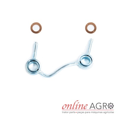 Peças metálicas para máquinas agrícolas com juntas e logo online AGRO
