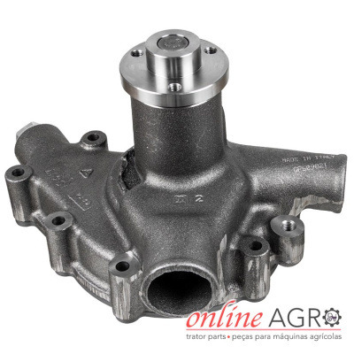 Bomba de água automóvel em metal cinzento com aço inoxidável e texto MADE IN ITALY CP609621