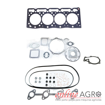 Conjunto de peças para motor e juntas agrícolas