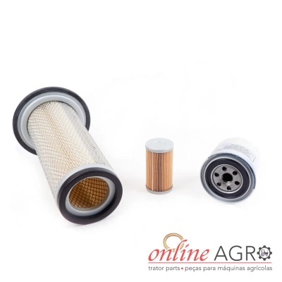 Filtros agrícolas em branco e bege com logótipo online AGRO