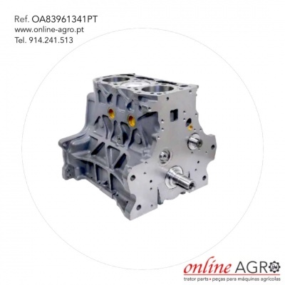 Bloco de motor metálico cinzento para máquinas agrícolas