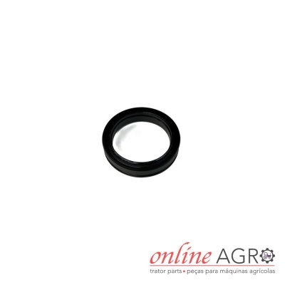 Vedação circular preta para máquinas agrícolas