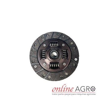 Disco de embraiagem metálico e superfície de fricção escura com modelo 6A320-13400 e logótipo online AGRO
