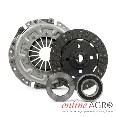 Conjunto de peças metálicas para transmição de trator com logótipo ONLINE AGRO
