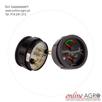 Peças eletrónicas redondas com mostrador e pinos metálicos para máquinas agrícolas