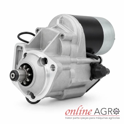 Motor de arranque em metal e plástico com logo online AGRO