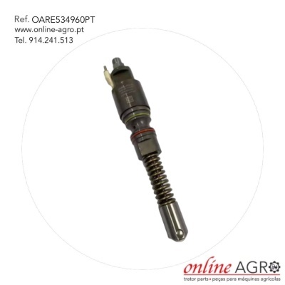 Bico injetor metálico para máquinas agrícolas com molas, anéis coloridos e texto de referência