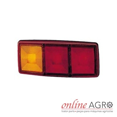 Farol traseiro amarelo e vermelho para maquinaria agrícola