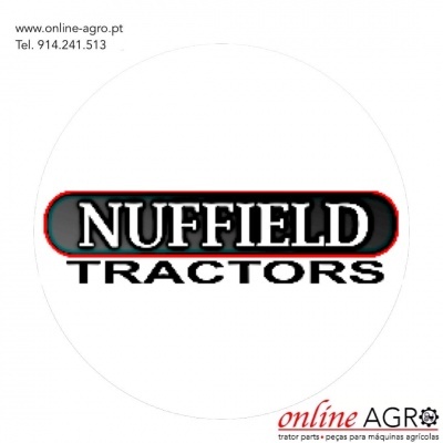 Logótipo da Nuffield Tractors com informações de contacto da online-agro.pt