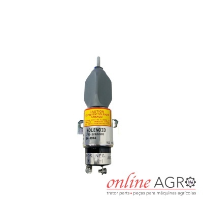 Solenoide para máquinas agrícolas com rótulo e logotipo online AGRO