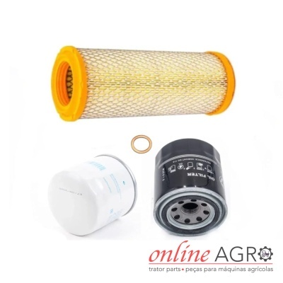 Conjunto de filtros para máquinas agrícolas com texto online AGRO