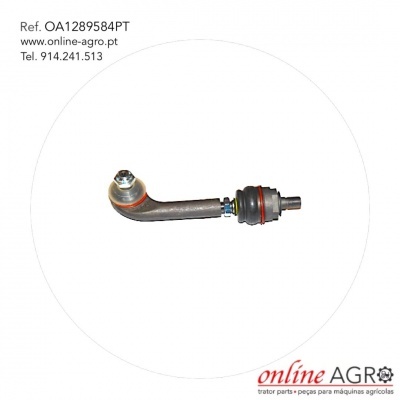 Peça mecânica metálica com detalhes vermelhos e pretos sobre fundo branco circular