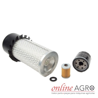 Conjunto de filtros para máquinas agrícolas com logotipo online AGRO