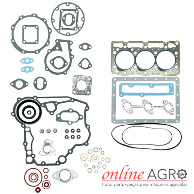 Conjunto de juntas e anéis para motor agrícola com logotipo online AGRO