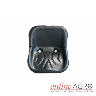 Assento preto para máquina agrícola com logótipo online AGRO