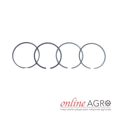 Anéis metálicos para motor com logotipo online AGRO
