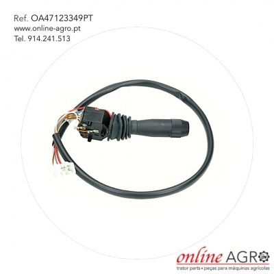 Comando manual com cabo e conector para máquina agrícola