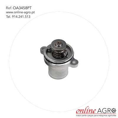 Termostato metálico prateado para maquinaria agrícola com mola