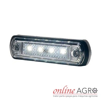 Luz retangular de LEDs para maquinaria agrícola