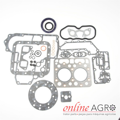 Conjunto de juntas e vedantes para motor com texto ONLINE AGRO