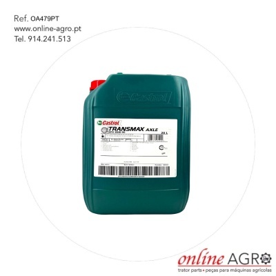 Contentor plástico com óleo Castrol Transmax Axle 20L