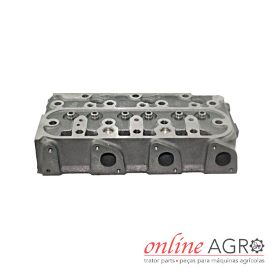Cabeça de cilindro metálica cinzenta para motor agrícola com logótipo online AGRO