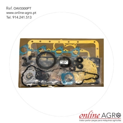 Conjunto de juntas para máquinas agrícolas em embalagem transparente