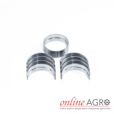 Conjunto de anéis metálicos para máquinas agrícolas