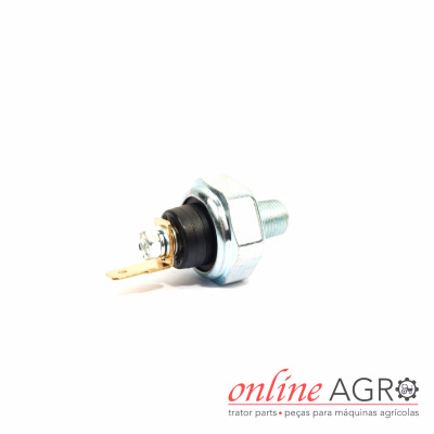 Interruptor metálico com conector dourado e isolante preto