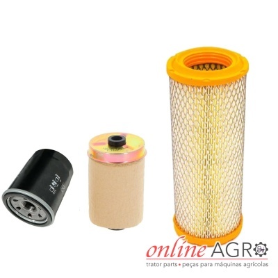 Filtros para máquinas agrícolas em várias cores e materiais