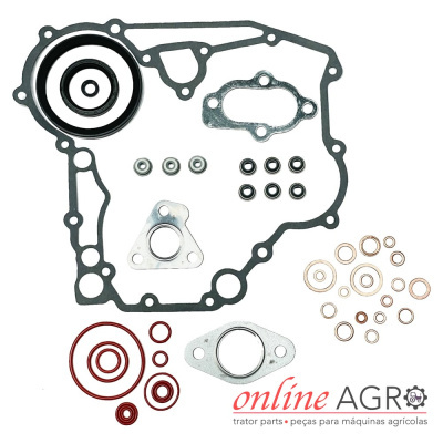Conjunto de juntas e vedantes para máquinas agrícolas com identificação online AGRO