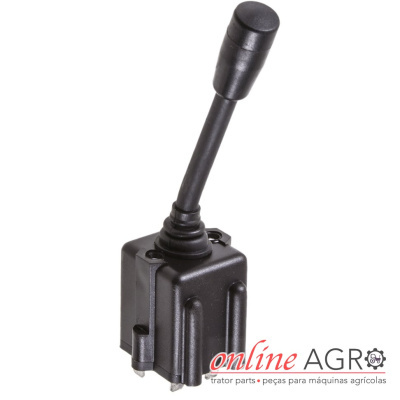Comando de alavanca preto para máquinas agrícolas