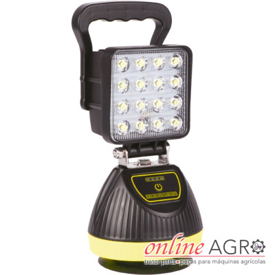 Lanterna portátil de trabalho com LED e alça