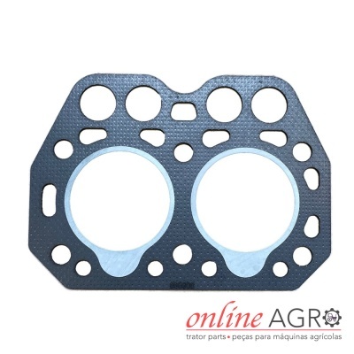 Vedante metálico para motor com logo Online Agro