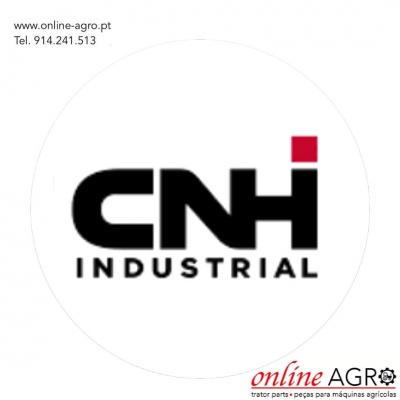 Logótipo CNH Industrial em fundo branco com texto promocional