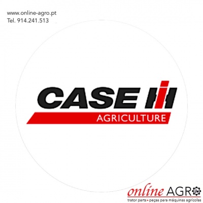 Logotipo CASE IH Agriculture preto e vermelho com informações de contacto online-agro.pt