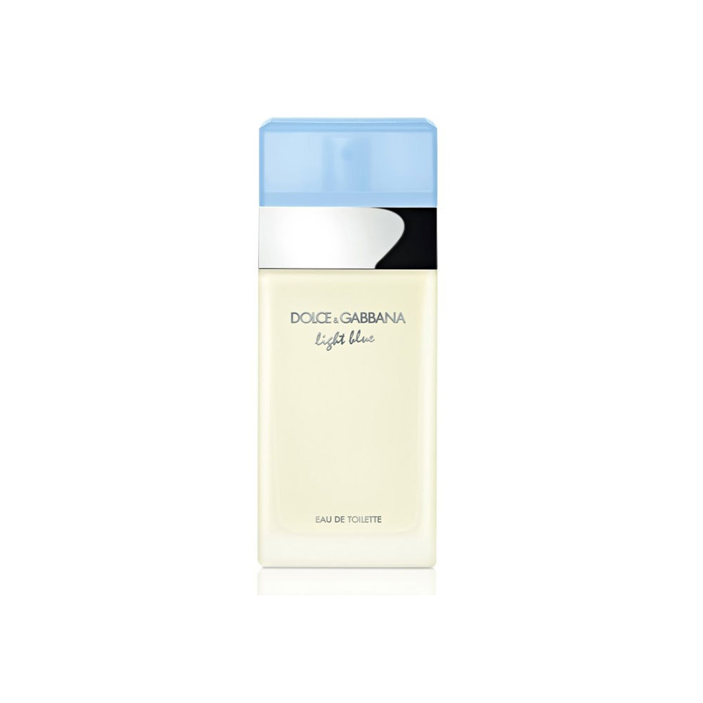 Frasco de perfume Dolce & Gabbana Light Blue com tampa azul